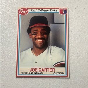 Joe Carter Baseball Card - First Collector Series